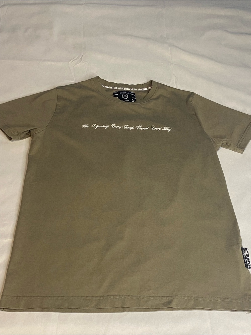 Vintage Mens Shirt by Blesed Size M. Believe In Angels T-Shirt Excellent Shape